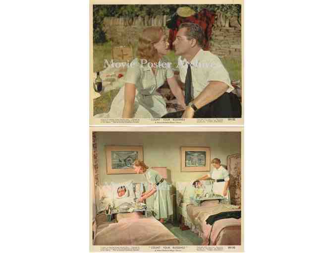 COUNT YOUR BLESSINGS, 1959, mini lobby card set, Deborah Kerr, Maurice Chevalier