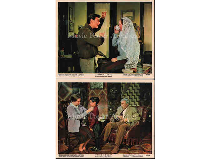TWO LOVES, 1961, mini lobby card set, Shirley MacLaine, Laurence Harvey, Jack Hawkins