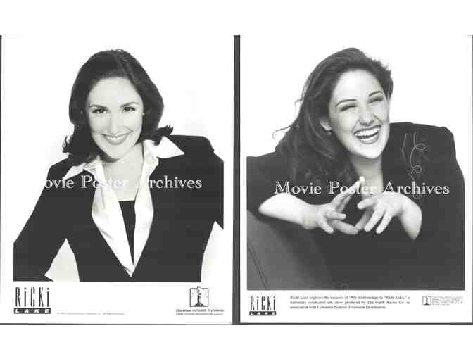 RICKI LAKE, group of classic celebrity portraits, stills or photos