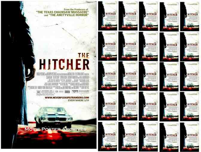 HITCHER, 2007, mini sheet, bulk, Sean Bean, Sophia bush
