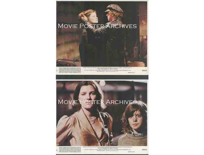 STRANGER IS WATCHING, 1982, mini lobby card set, Kate Mulgrew, Rip Torn