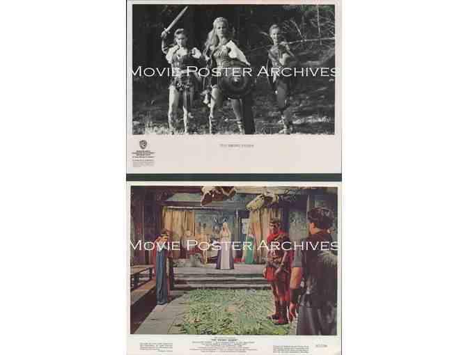 VIKING QUEEN, 1967, movie stills/mini lobby cards, Don Murray