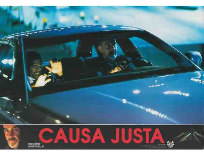 JUST CAUSE, 1995, Spanish lobby cards, Sean Connery, Laurence Fishburne