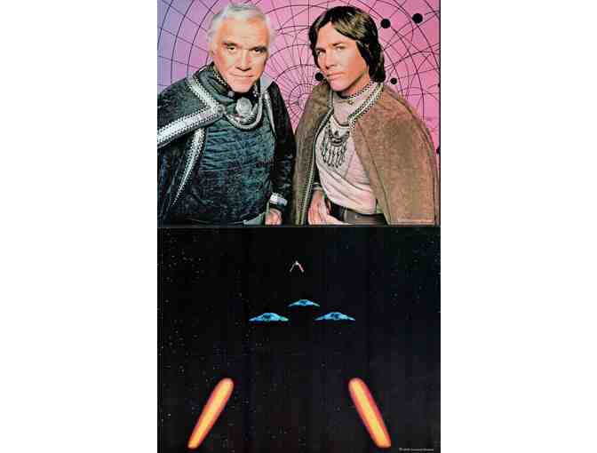 BATTLESTAR GALACTICA, 1978, tv cards, Lorne Greene, Richard Hatch