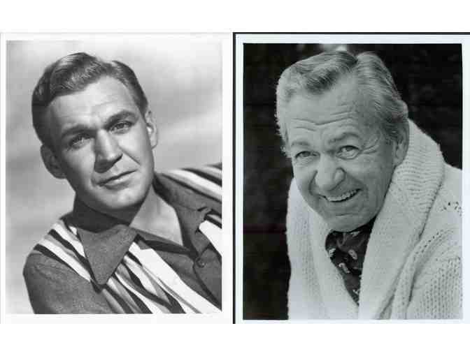 Forrest Tucker, group of classic celebrity portraits, stills or photos