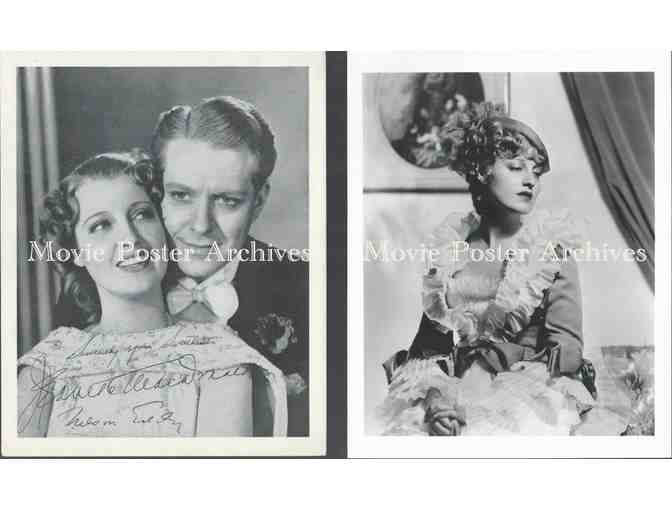 JEANETTE MACDONALD, group of classic celebrity portraits, stills or photos