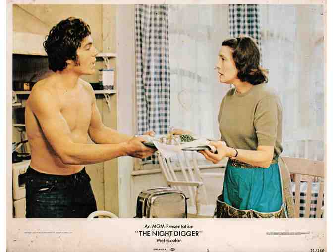 NIGHT DIGGER, 1971, lobby cards, Patricia Neal, Pamela Brown