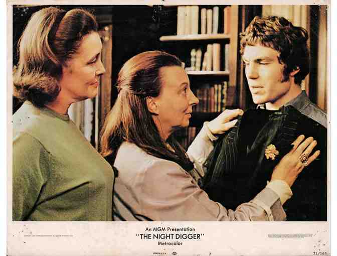 NIGHT DIGGER, 1971, lobby cards, Patricia Neal, Pamela Brown