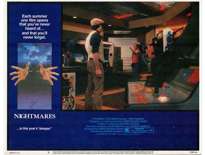 NIGHTMARES, 1983, lobby cards, Emilio Estevez, Moon Unit Zappa