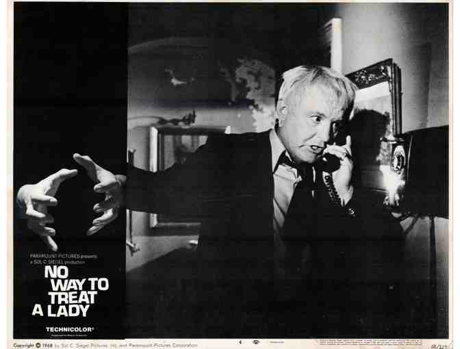 NO WAY TO TREAT A LADY, 1968, lobby cards, Rod Steiger, Lee Remick