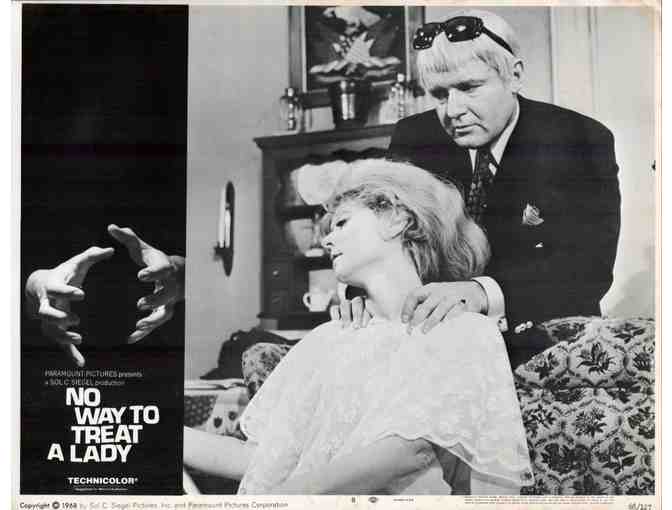 NO WAY TO TREAT A LADY, 1968, lobby cards, Rod Steiger, Lee Remick
