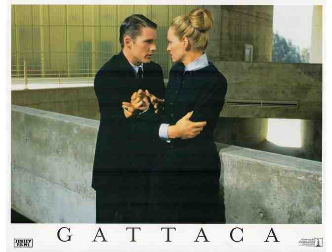 GATTACA, 1997, lobby cards, Ethan Hawke, Uma Thurman