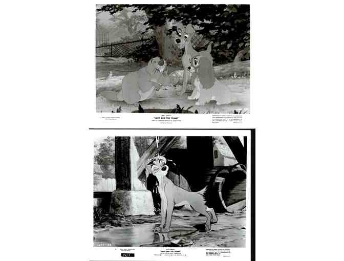 LADY AND THE TRAMP, 1955, movie stills, COLLECTORS LOT, Walt Disney cartoon