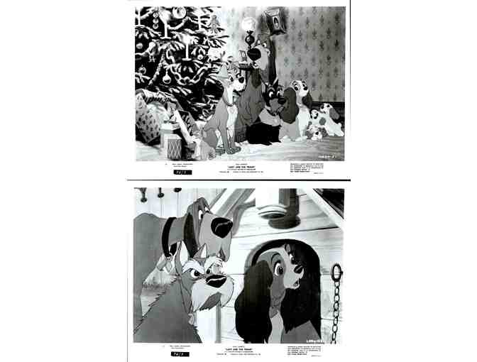 LADY AND THE TRAMP, 1955, movie stills, COLLECTORS LOT, Walt Disney cartoon