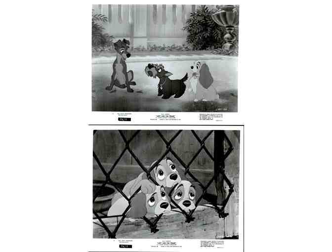 LADY AND THE TRAMP, 1955, movie stills, COLLECTORS LOT, Walt Disney cartoon