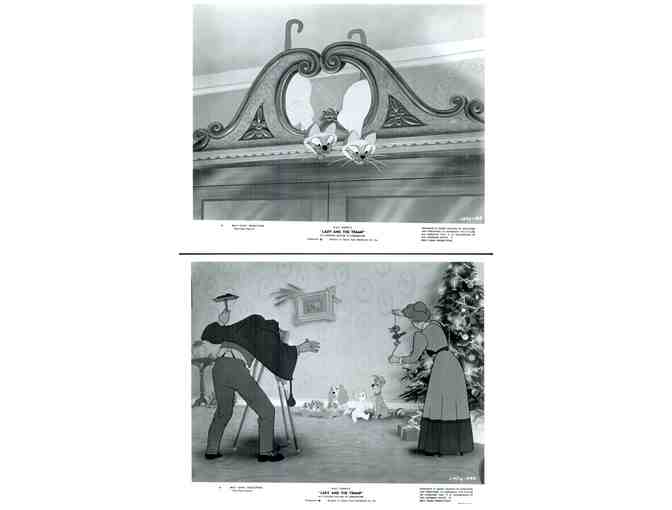 LADY AND THE TRAMP, 1955, movie stills, COLLECTORS LOT, Walt Disney cartoon