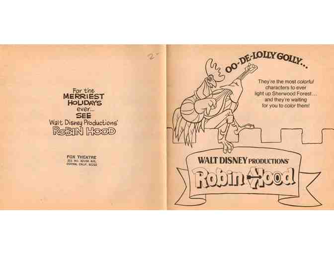 ROBIN HOOD, 1973, movie stills +, Walt Disney cartoon