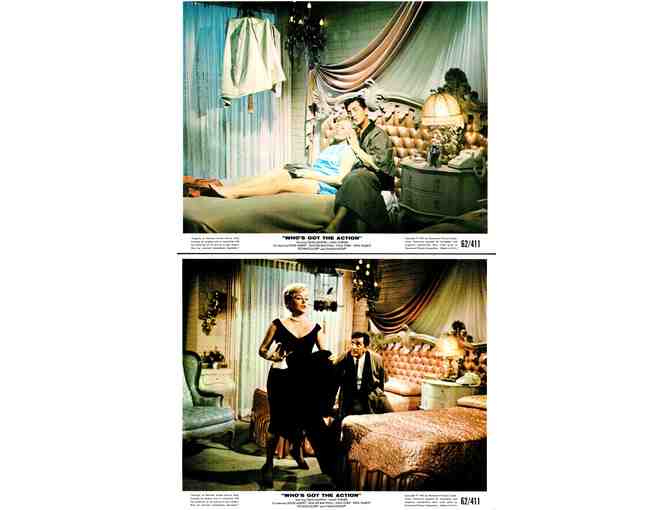 WHOS GOT THE ACTION, 1962, mini lobby cards, Dean Martin, Lana Turner