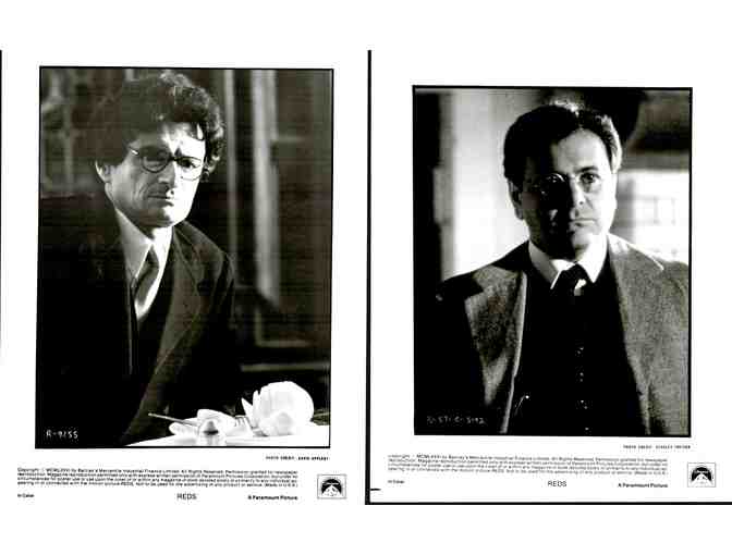 REDS, 1981, stills and cards, Warren Beatty, Jack Nicholson