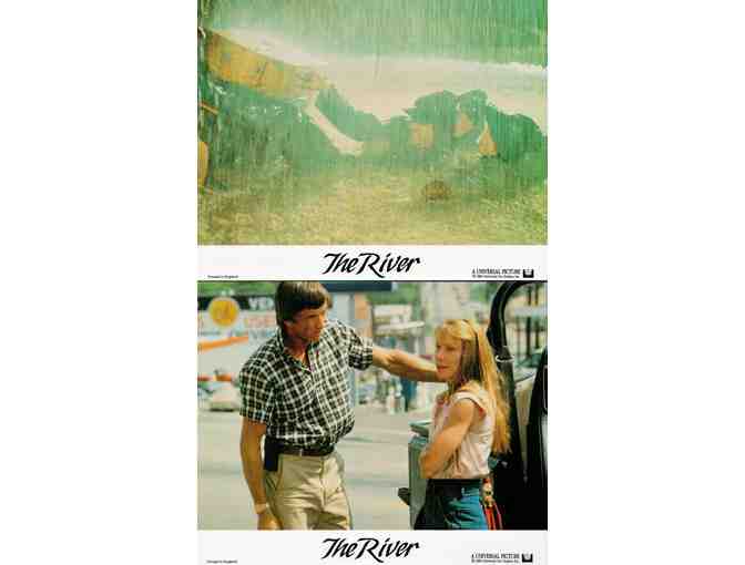 RIVER, 1984, mini lobby cards, Mel Gibson, Sissy Spacek