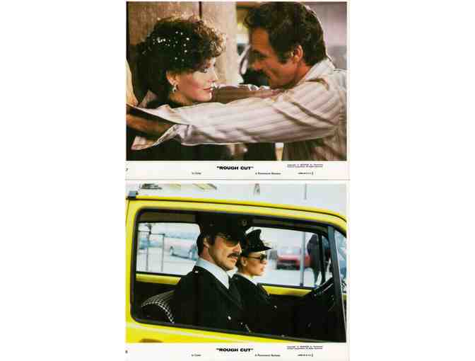 ROUGH CUT, 1980, mini lobby cards, Burt Reynolds, David Niven