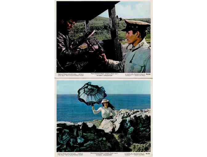 RYANS DAUGHTER, 1970, mini lobby cards, Robert Mitchum, Sarah Miles