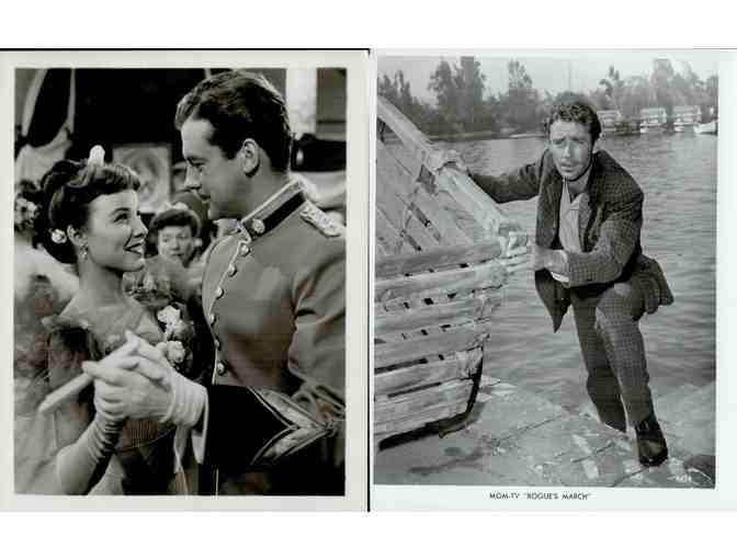 ROGUES MARCH, 1953, movie stills Peter Lawford, Leo G. Carroll