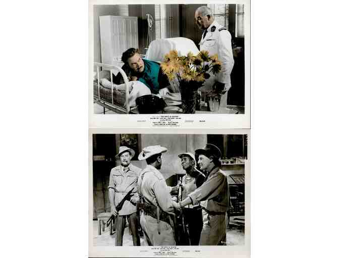 ROOTS OF HEAVEN, 1958, movie stills, collectors lot, Errol Flynn, Orson Welles