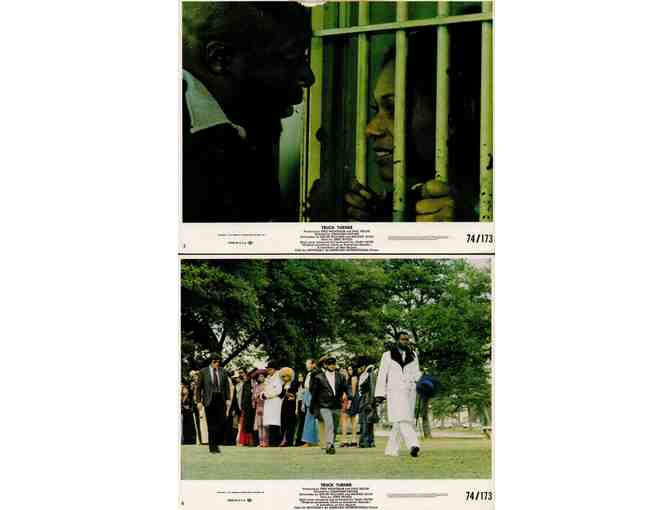 TRUCK TURNER, 1974, cards and stills, Isaac Hayes, Yaphet Kotto