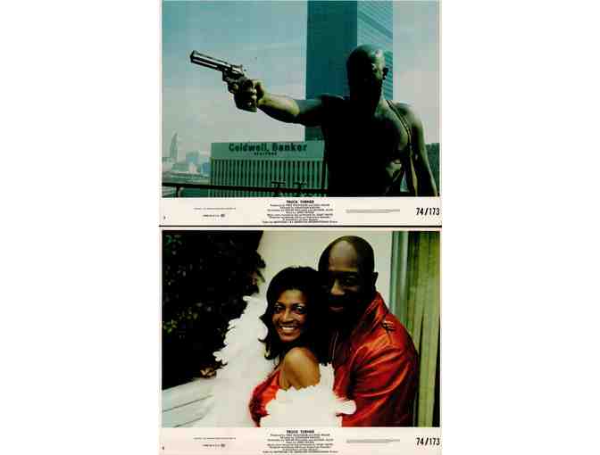 TRUCK TURNER, 1974, cards and stills, Isaac Hayes, Yaphet Kotto
