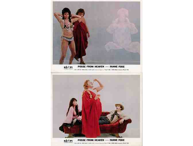 POSSE FROM HEAVEN, 1975, mini lobby cards, Fanne Foxe, Todd Compton