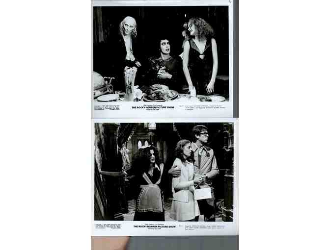 ROCKY HORROR PICTURE SHOW, 1975, cards and stills, Tim Curry, Susan Sarandon