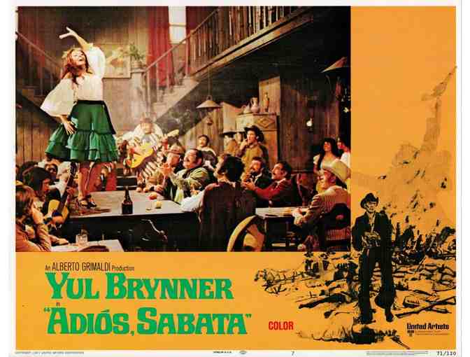 ADIOS, SABATA, 1971, lobby cards, Yul Brynner, Dean Reed