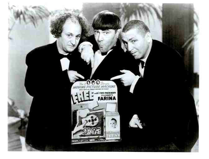 3 STOOGES, collectors lot Curly, Mo and Shemp Howard, Larry Fine.