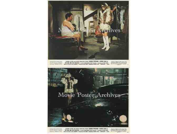 OWL AND THE PUSSYCAT, 1970, mini lobby cards, Barbra Streisand, George Segal