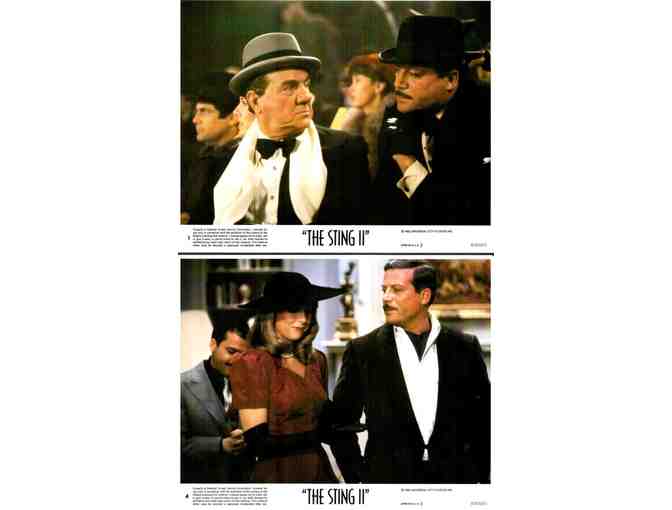 STING II, 1983, mini lobby cards, Jackie Gleason, Mac Davis