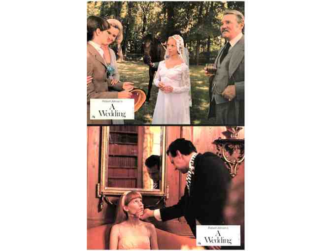 WEDDING, 1978, French lobby cards, Carol Burnett, Lillian Gish