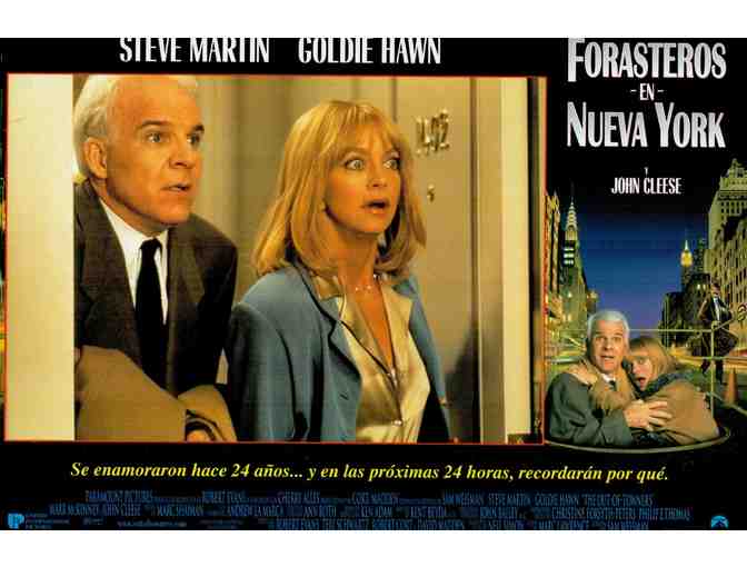 OUT OF TOWNERS, 1999, Spanish lobby cards, Steve Martin, Goldie Hawn