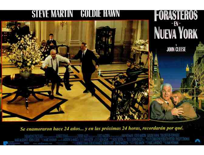 OUT OF TOWNERS, 1999, Spanish lobby cards, Steve Martin, Goldie Hawn