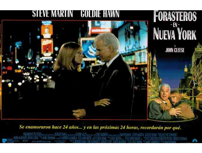 OUT OF TOWNERS, 1999, Spanish lobby cards, Steve Martin, Goldie Hawn