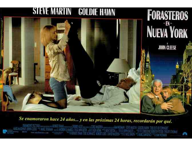 OUT OF TOWNERS, 1999, Spanish lobby cards, Steve Martin, Goldie Hawn