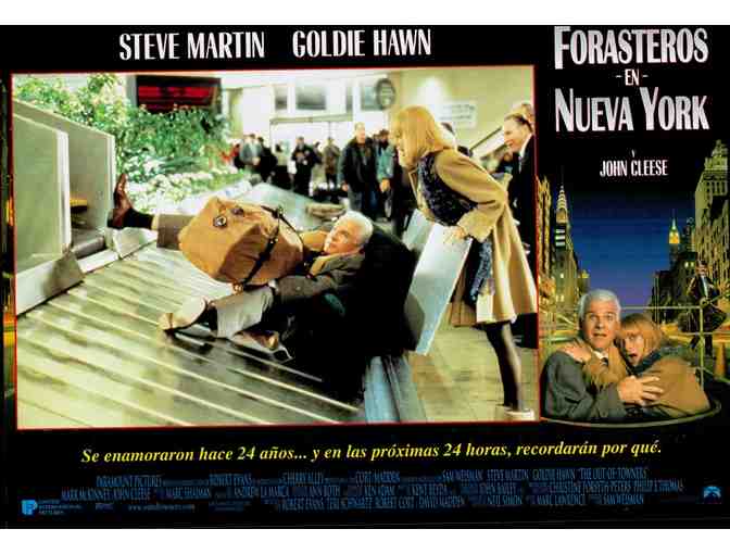 OUT OF TOWNERS, 1999, Spanish lobby cards, Steve Martin, Goldie Hawn