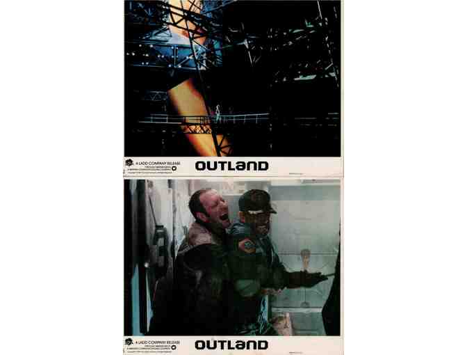 OUTLAND, 1981, cards and stills, Sean Connery, Peter Boyle