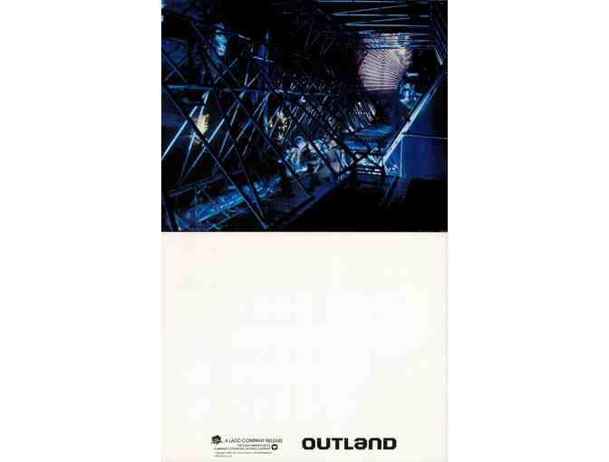 OUTLAND, 1981, cards and stills, Sean Connery, Peter Boyle