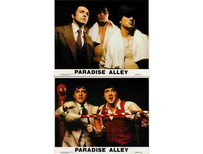 PARADISE ALLEY, 1978, cards and stills, Sylvester Stallone, Anne Archer