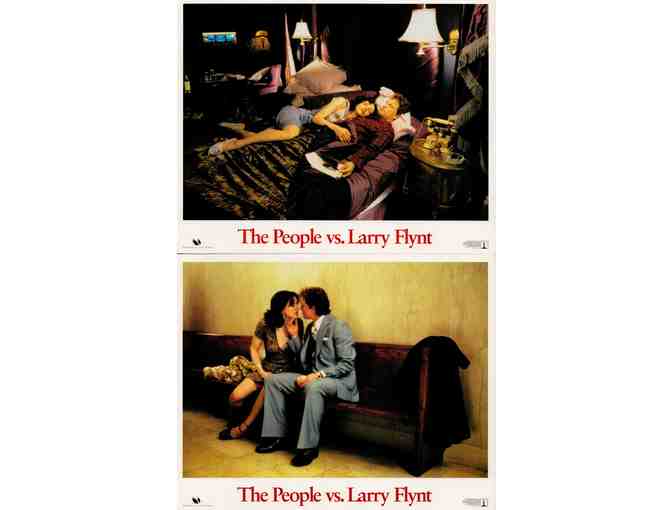 PEOPLE VS LARRY FLYNT, 1996, mini lobby cards, Woody Harrelson, Courtney Love