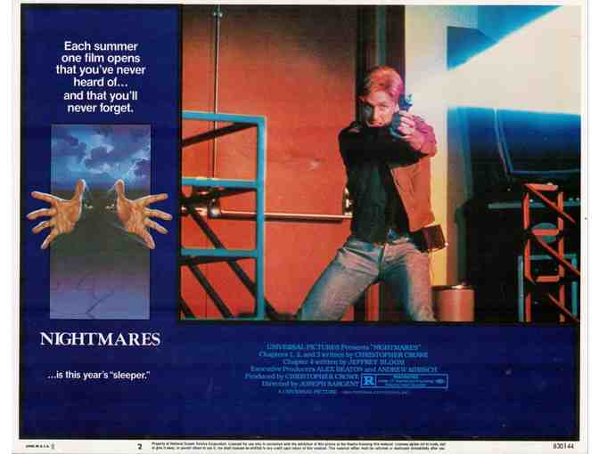 NIGHTMARES, 1983, lobby cards, Emilio Estevez, Moon Unit Zappa