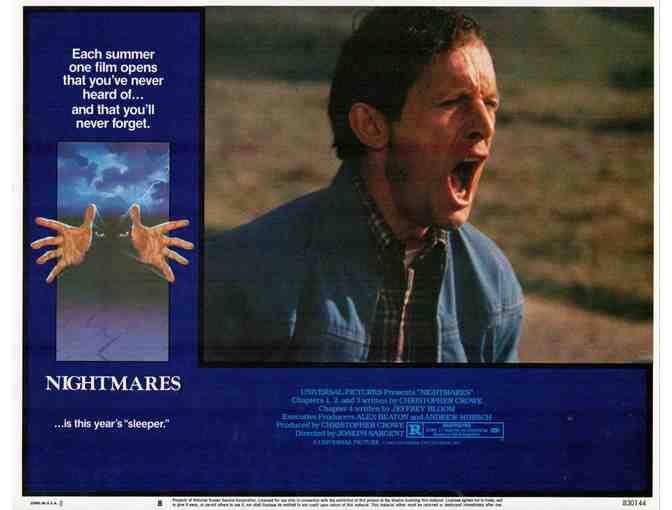 NIGHTMARES, 1983, lobby cards, Emilio Estevez, Moon Unit Zappa