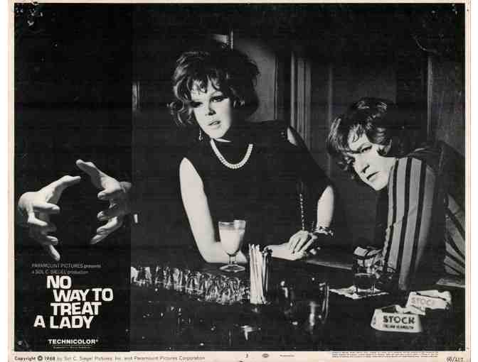 NO WAY TO TREAT A LADY, 1968, lobby cards, Rod Steiger, Lee Remick