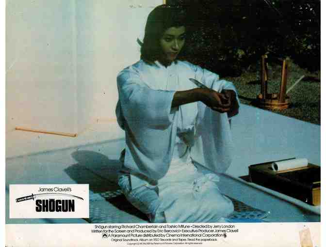 SHOGUN, 1980, lobby cards, Richard Chamberlain, Toshiro Mifune